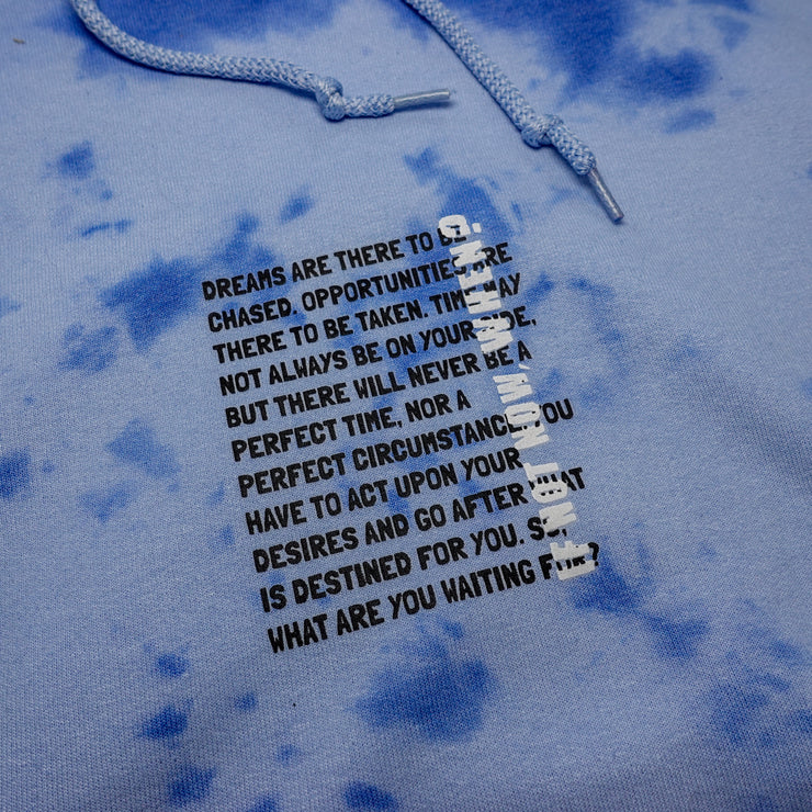 IF NOT NOW, WHEN? SCRIPT CLOUDS HOODIE